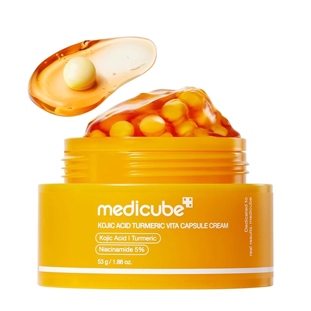 Medicube-Kojic-Acid-Turmeric-Vita-Capsule-Cream کرم ویتامین سی مدیکیوب
